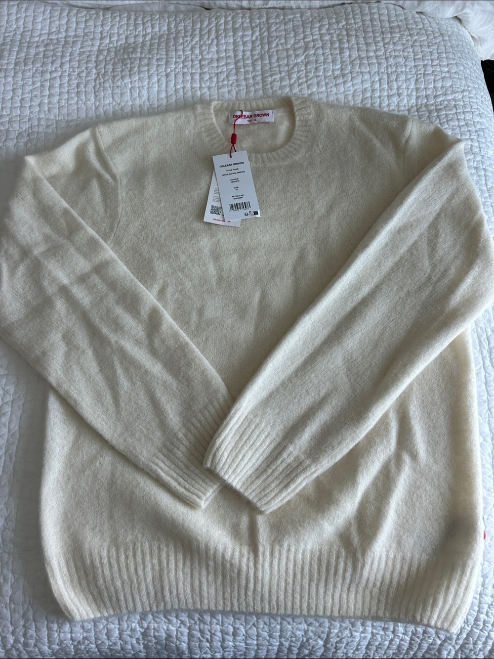 ORLEBAR BROWN Lorca Alpaca Crew Neck Knit Sweater